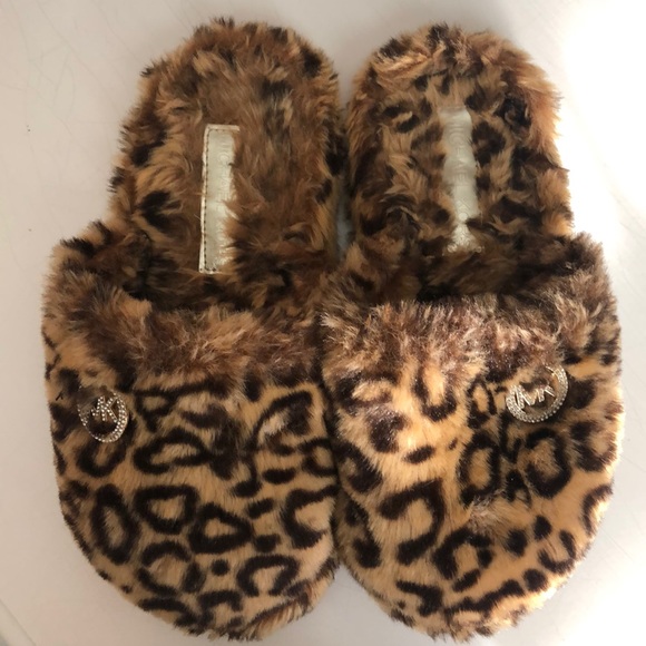 michael kors cheetah slippers